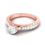 Load image into Gallery viewer, 70-Pointer 18K Rose Gold Solitaire Ring JL AU G 107R-B   Jewelove.US
