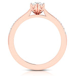 Load image into Gallery viewer, 70-Pointer Lab Grown Solitaire 18K Rose Gold Ring JL AU LG G-107R-B   Jewelove.US
