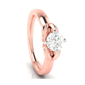 70-Pointer Solitaire 18K Rose Gold Ring JL AU G 114R-B   Jewelove.US