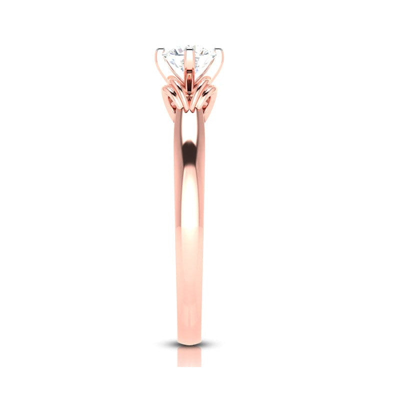 50-Pointer Solitaire 18K Rose Gold Ring JL AU G 114R-A   Jewelove.US