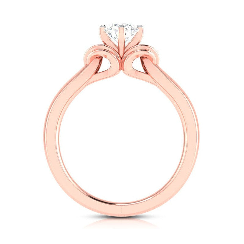 1-Carat 18K Solitaire Rose Gold Ring JL AU G 114R-C   Jewelove.US