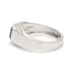 Load image into Gallery viewer, 1 Carat Approx  Blue Sapphire Platinum Ring JL PT 1218
