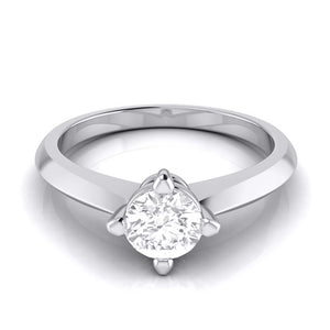 1-Carat Platinum Lab Grown Diamond Solitaire Engagement Ring JL PT LG G-121-D   Jewelove.US