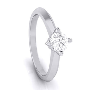 1-Carat Platinum Lab Grown Diamond Solitaire Engagement Ring JL PT LG G-121-D   Jewelove.US