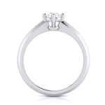 Load image into Gallery viewer, 50-Pointer Platinum Lab Grown Diamond Solitaire Engagement Ring JL PT LG G-121-B   Jewelove.US
