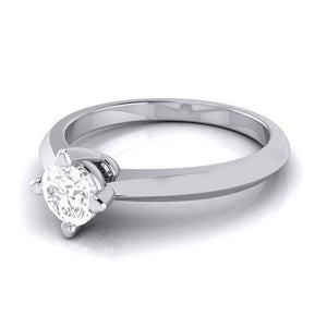 1-Carat Platinum Lab Grown Diamond Solitaire Engagement Ring JL PT LG G-121-D   Jewelove.US