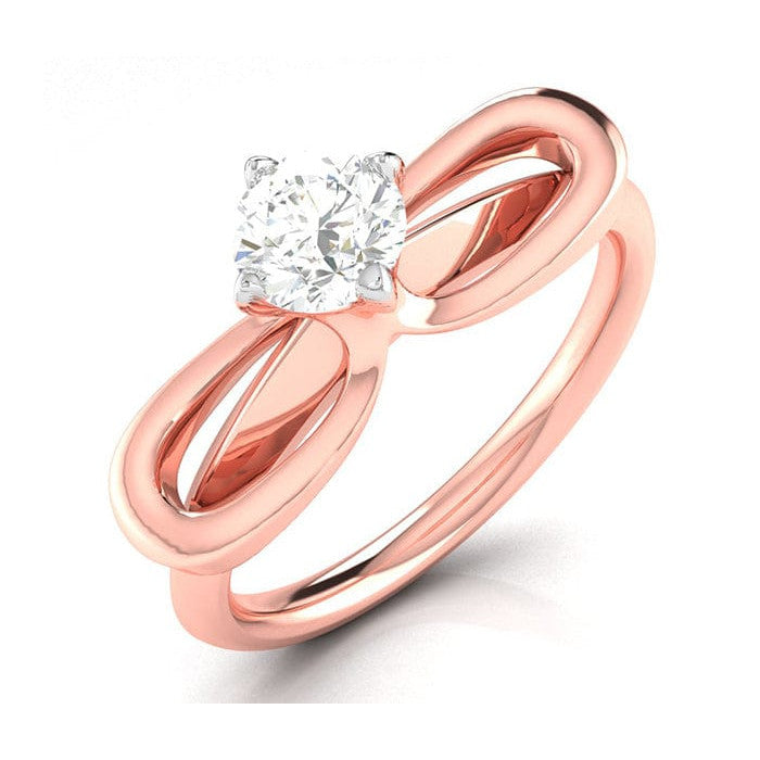 1-Carat Solitaire 18K Rose Gold Ring JL AU G 112R-C   Jewelove.US