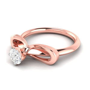 50-Pointer Solitaire 18K Rose Gold Ring JL AU G 112R-A   Jewelove.US
