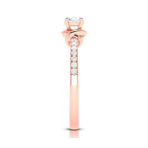 70-Pointer Solitaire 18K Rose Gold Ring JL AU G 113R-B   Jewelove.US