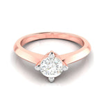 Load image into Gallery viewer, 1-Carat Lab Grown Diamond Solitaire 18K Rose Gold Ring JL AU LG G-121R-D   Jewelove.US
