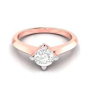 2-Carat Lab Grown Diamond Solitaire 18K Rose Gold Ring JL AU LG G-121R-F   Jewelove.US