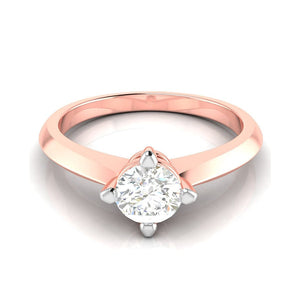 1-Carat Solitaire 18K Rose Gold Ring JL AU G 121R-D   Jewelove.US