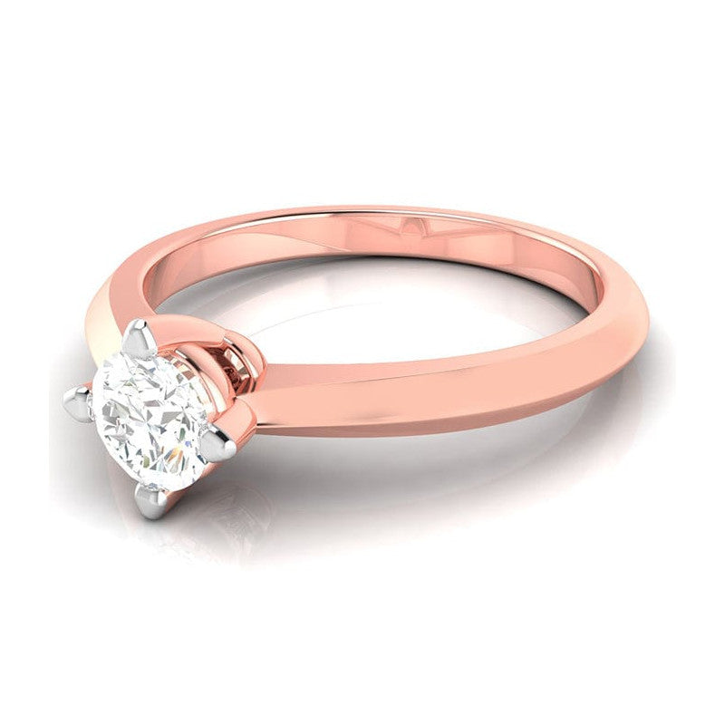 1-Carat Solitaire 18K Rose Gold Ring JL AU G 121R-D   Jewelove.US