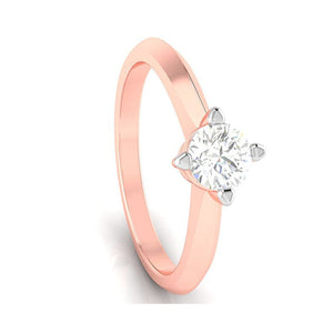 1.50-Carat Lab Grown Diamond Solitaire 18K Rose Gold Ring JL AU LG G-121R-E   Jewelove.US
