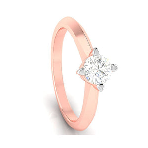 1-Carat Solitaire 18K Rose Gold Ring JL AU G 121R-D   Jewelove.US