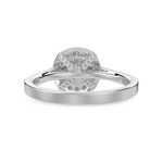Load image into Gallery viewer, 1-Carat Solitaire Halo Diamond Shank Platinum Ring JL PT 1332-C
