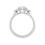 Load image into Gallery viewer, 1-Carat Solitaire Pear Cut Diamonds Accents Platinum Ring JL PT R3 RD 157-C   Jewelove.US
