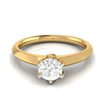 Load image into Gallery viewer, 50-Pointer Lab Grown Solitaire Yellow Gold Ring JL AU LG G 106Y-A
