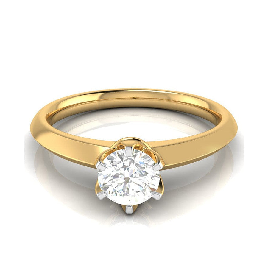 50-Pointer Solitaire Yellow Gold Ring JL AU G 106Y-A