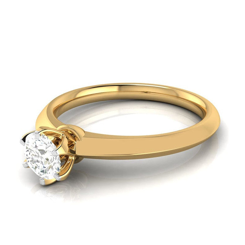 50-Pointer Solitaire Yellow Gold Ring JL AU G 106Y-A