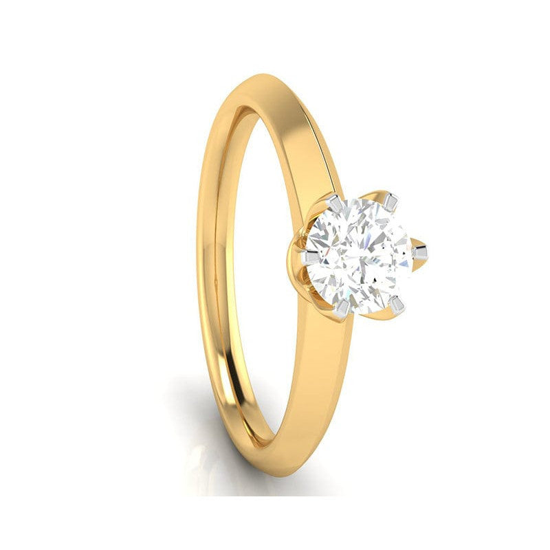 50-Pointer Solitaire Yellow Gold Ring JL AU G 106Y-A