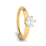 Load image into Gallery viewer, 50-Pointer Solitaire Yellow Gold Ring JL AU G 106Y-A
