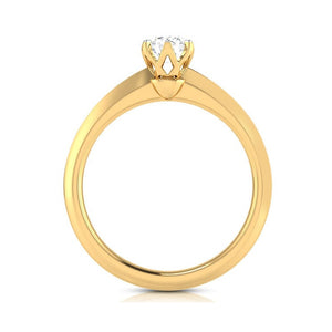50-Pointer Solitaire Yellow Gold Ring JL AU G 106Y-A
