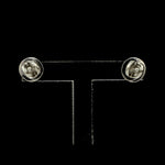 Load image into Gallery viewer, 10 pointer Solitaire Diamond Earrings in Platinum SJ PTO E 152-B
