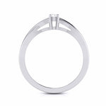 Load image into Gallery viewer, 30-Pointer Platinum Solitaire Ring - Shank with a Twist JL PT G 115-B   Jewelove.US
