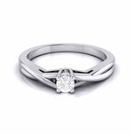 Load image into Gallery viewer, 30-Pointer Platinum Solitaire Ring - Shank with a Twist JL PT G 115-B   Jewelove.US
