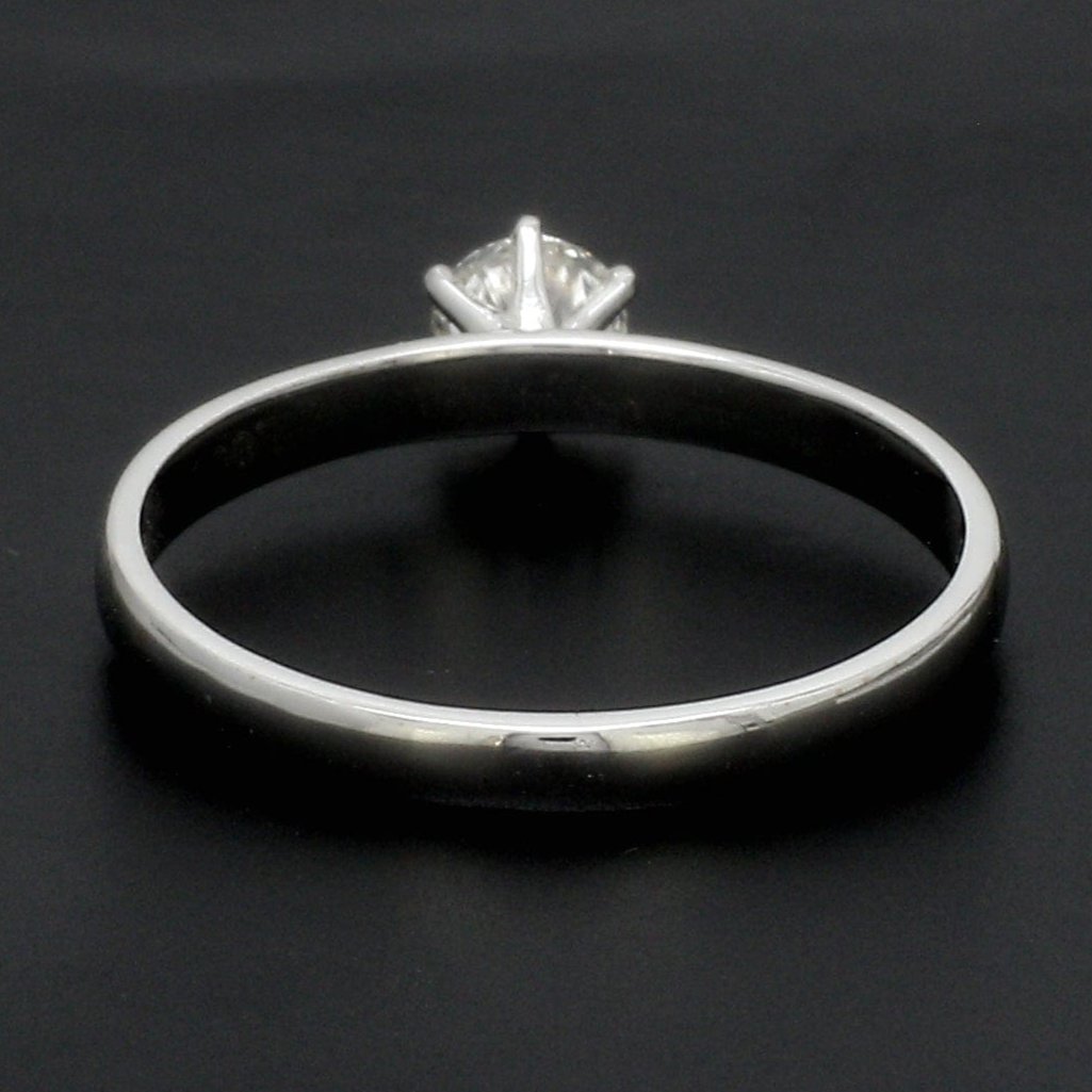 15 Pointer Classic 6 Prong Platinum Ring SKU 0012-A