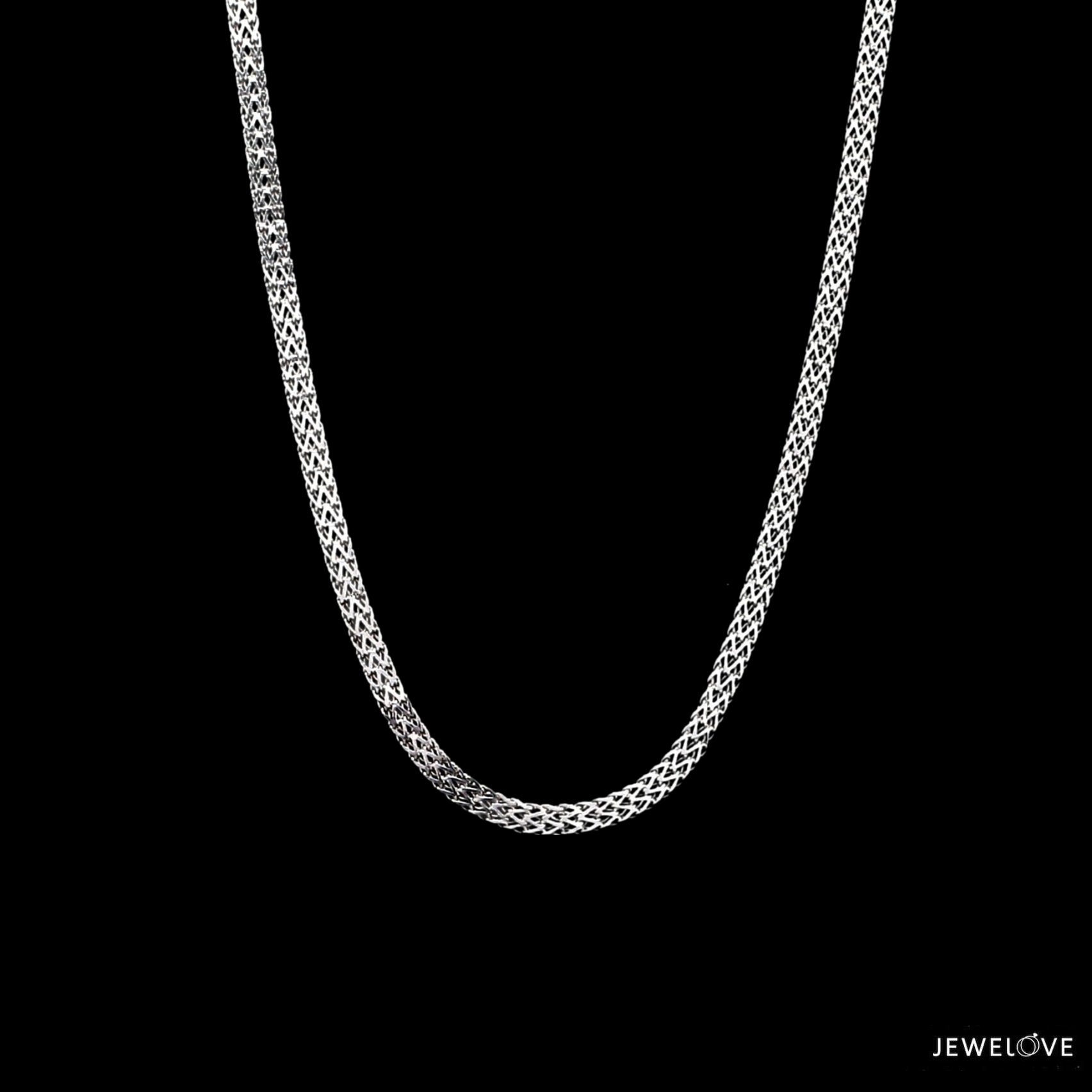 2.25mm Unisex V-Chain in Platinum JL PT CH 983
