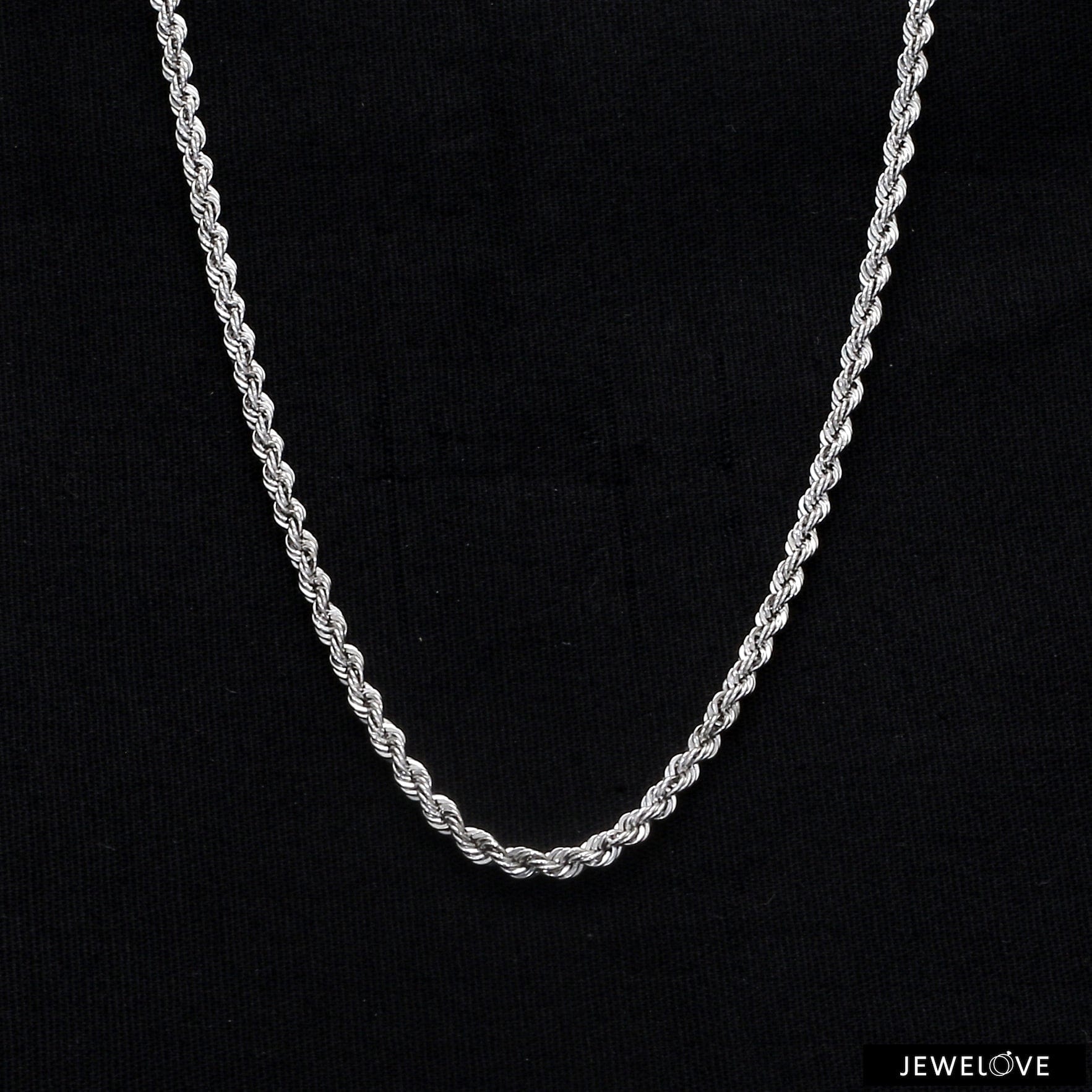 2.5mm Cordell Platinum Rope Chain JL PT CH 903-F