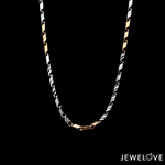 Load image into Gallery viewer, 2.75mm Japanese Platinum Rose Gold Chain JL PT CH 1262   Jewelove.US
