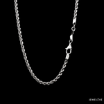 Load image into Gallery viewer, 2.75mm Platinum Rope Chain for Men JL PT CH 903-A
