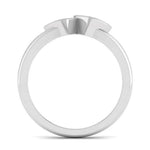 Load image into Gallery viewer, 2 Hearts Plain Platinum Ring for Women JL PT 550
