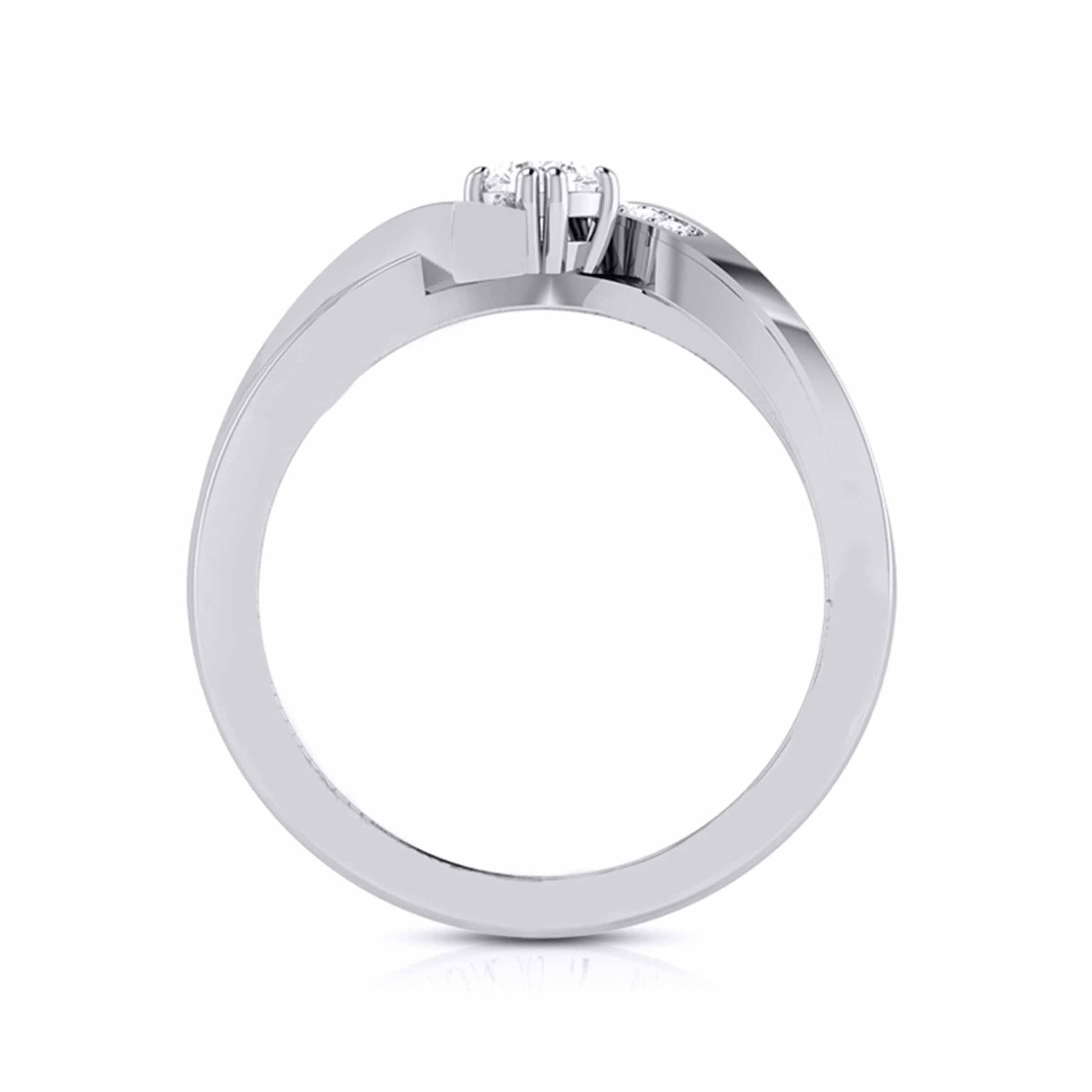 70-Pointer Designer Platinum Diamond Engagement Ring JL PT G 104-C   Jewelove.US