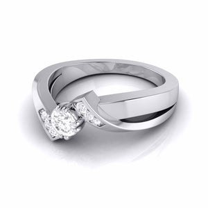 1-Carat Designer Platinum Diamond Engagement Ring JL PT G 104-D   Jewelove.US