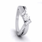 Load image into Gallery viewer, 1-Carat Designer Platinum Diamond Engagement Ring JL PT G 104-D   Jewelove.US
