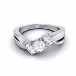 Load image into Gallery viewer, 1-Carat Designer Platinum Diamond Engagement Ring JL PT G 104-D   Jewelove.US
