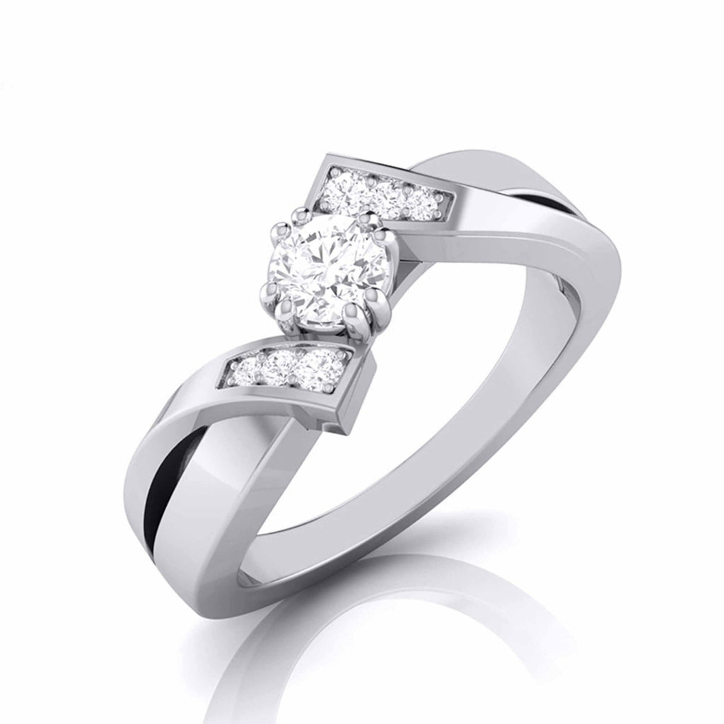 50-Pointer Designer Platinum Diamond Engagement Ring JL PT G 104-B   Jewelove.US