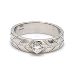 Load image into Gallery viewer, 20-Pointer Platinum Solitaire Ring for Men by Jewelove JL PT 505
