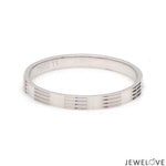 Load image into Gallery viewer, 2mm Designer Japanese Platinum Women&#39;s Ring JL PT 1338
