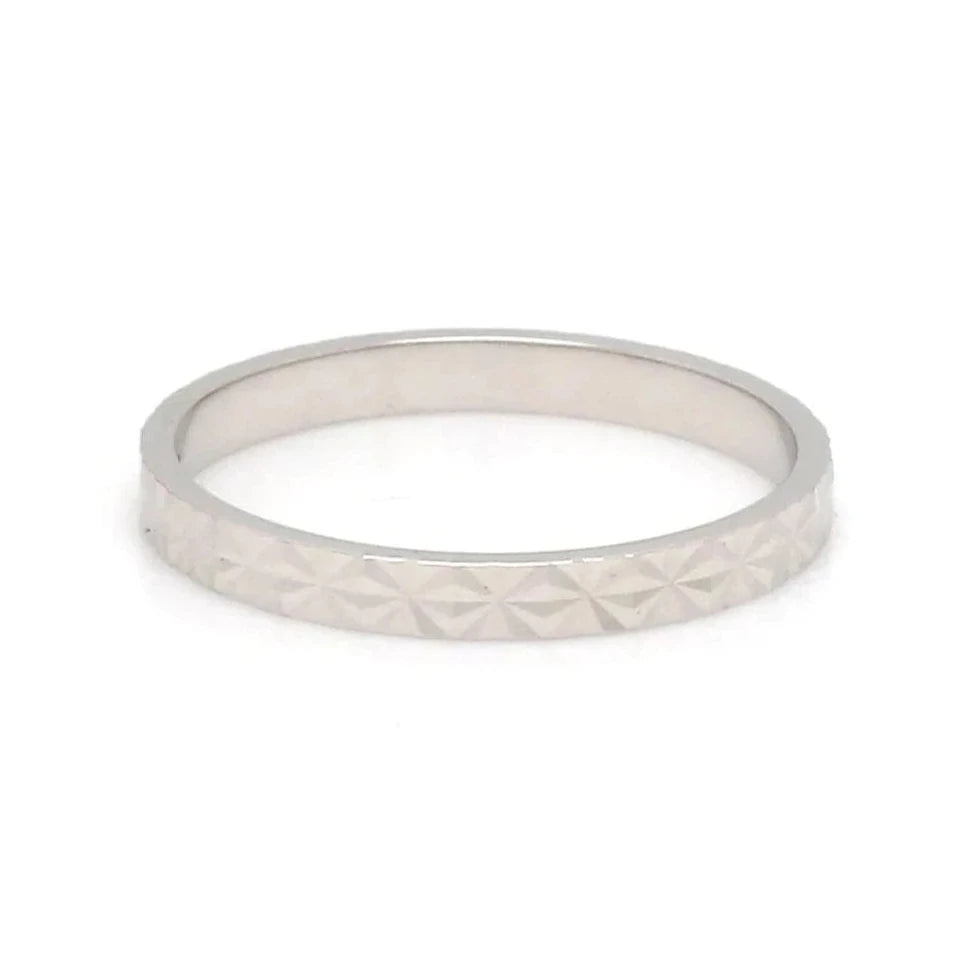 2mm Designer Japanese Platinum Women's Ring JL PT 1341