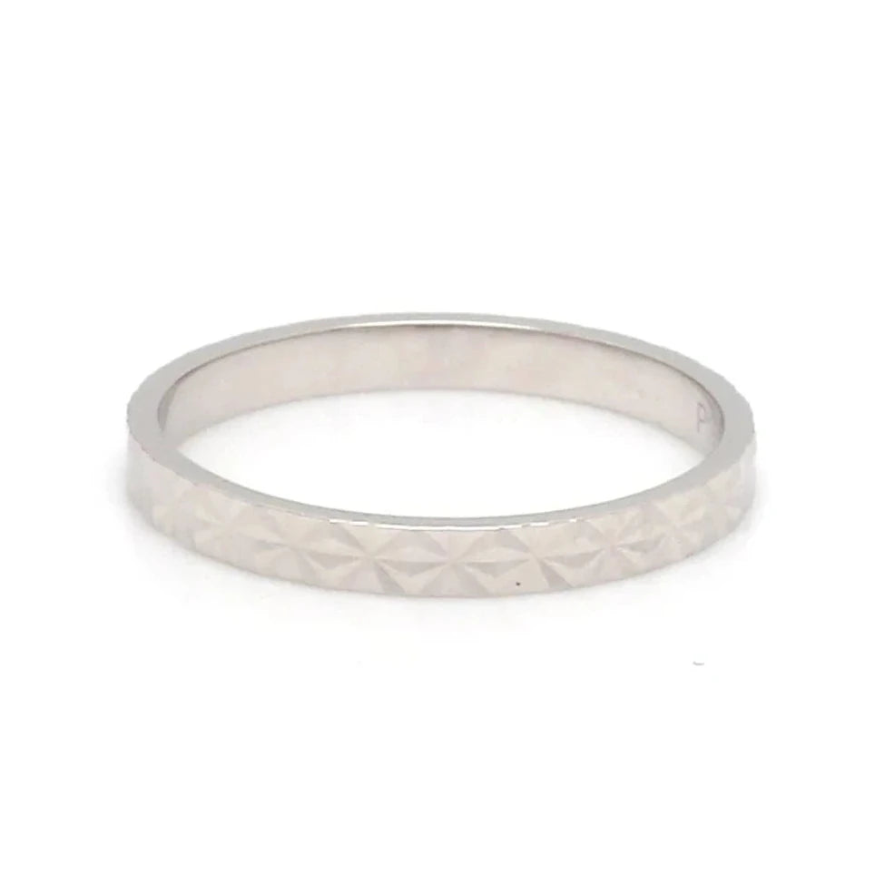2mm Designer Japanese Platinum Women's Ring JL PT 1341
