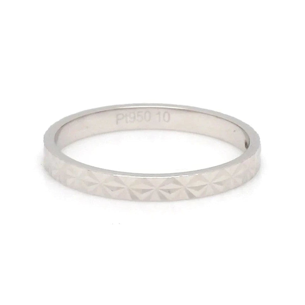 2mm Designer Japanese Platinum Women's Ring JL PT 1341