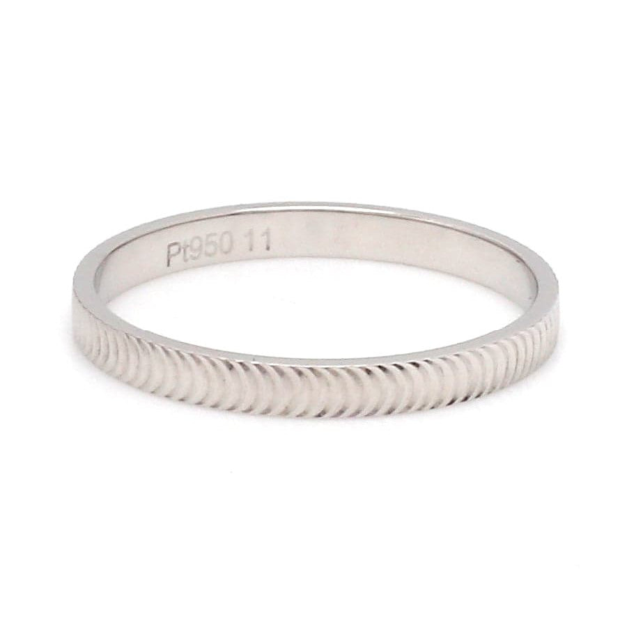 2mm Designer Japanese Platinum Women's Ring JL PT 1342