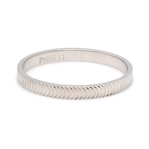 2mm Designer Japanese Platinum Women's Ring JL PT 1342