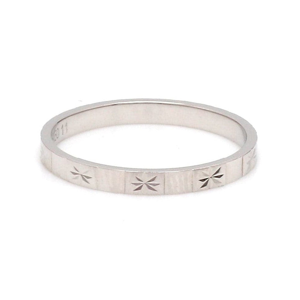 2mm Designer Japanese Platinum Women's Ring JL PT 1343