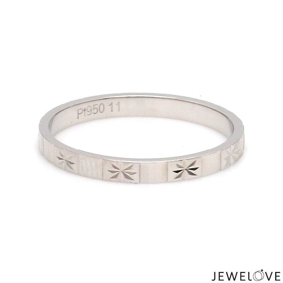 2mm Designer Japanese Platinum Women's Ring JL PT 1343